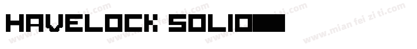 Havelock Solid字体转换